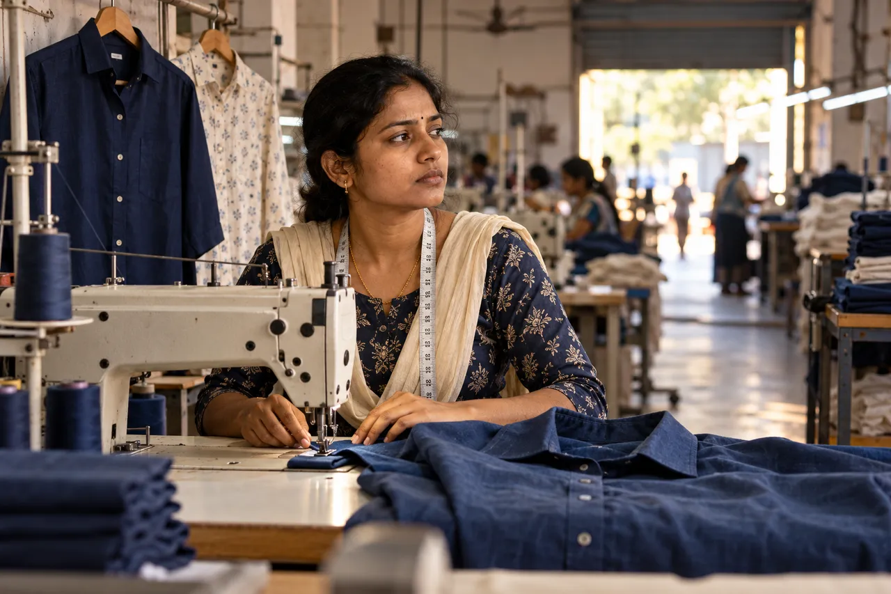 Illustrative garment worker profile